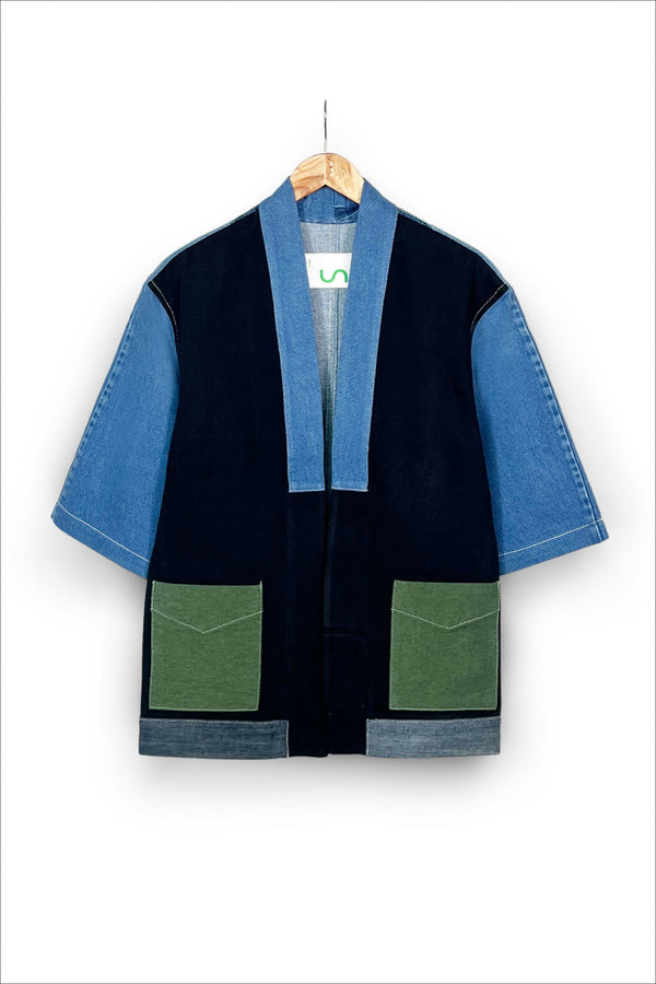 Un Denim - Upcycled Denim Kimono Jacket | 174