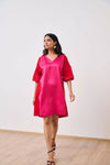 Red & Pink Short Party Dress