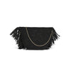 Raffia Moon Crossbody