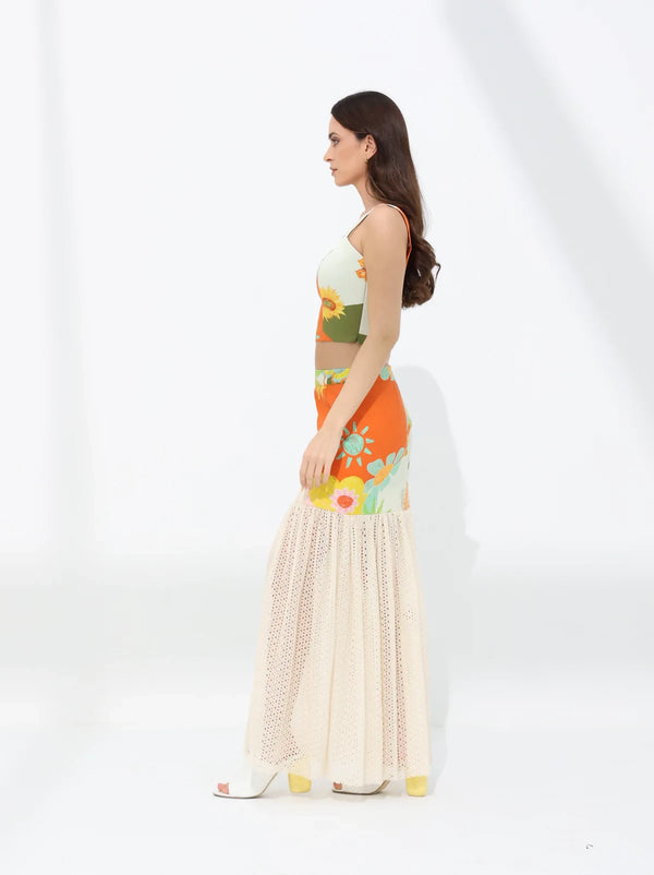 Sun lace skirt