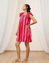 Striped Short Dress