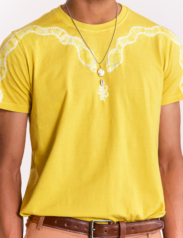 Sarp Shibori T-Shirt - Yellow