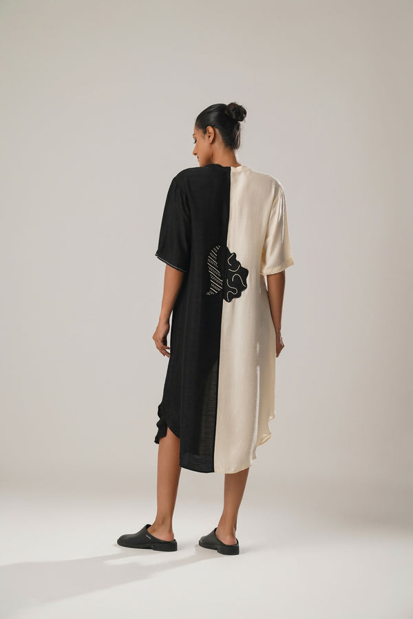 MJ BOX PLEAT DRESS