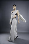STRIPED BUTTON SAREE