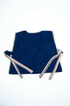 Reversible Bib- Mineral Blue