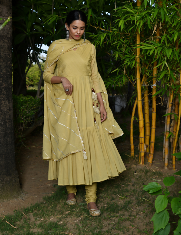 Chandan Angarkha Suit