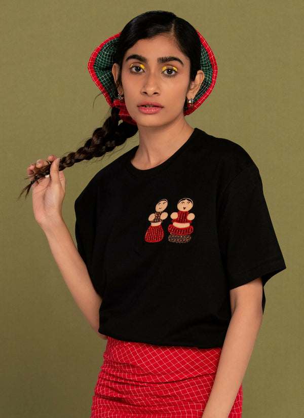 Chinmayee T shirt - black