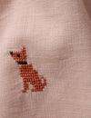 Cross-stitch Dog Shirt