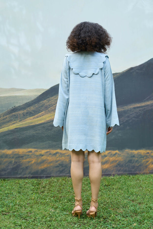 Petal Scallop Dress