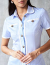Logus Powder Blue Knit Dress