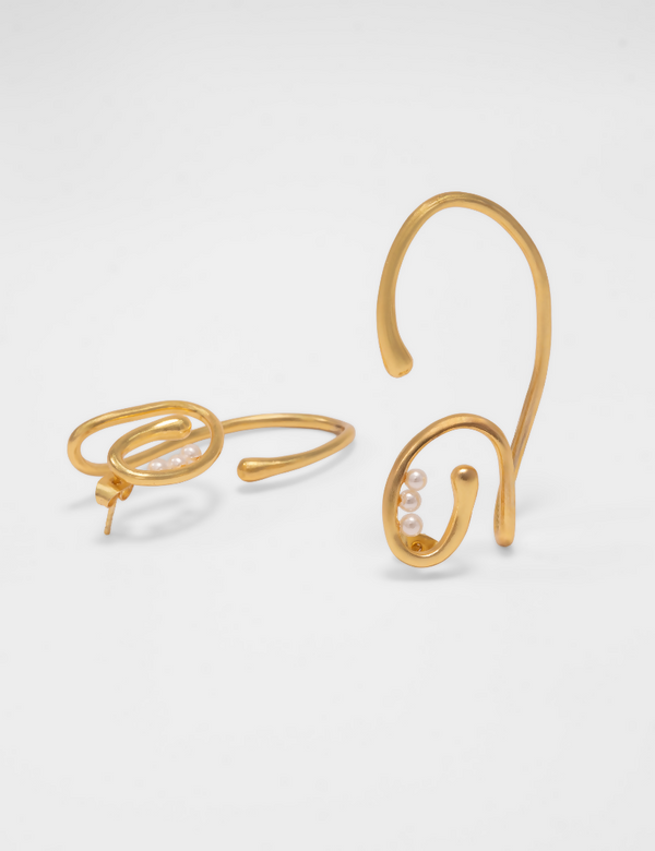 Curled Up Earcuffs