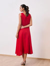 Red Midi Dress