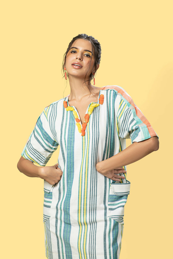Side Pocket Shift Dress