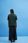 Black Shoji Patch Work T-Shirt