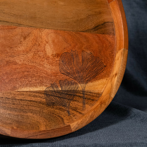 Print - Wooden Lazy Susan Platter