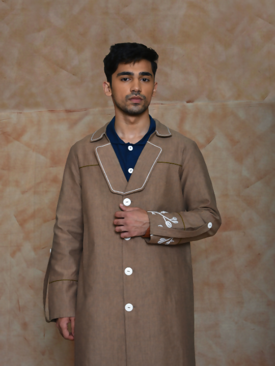 Trench with Welt Pocket