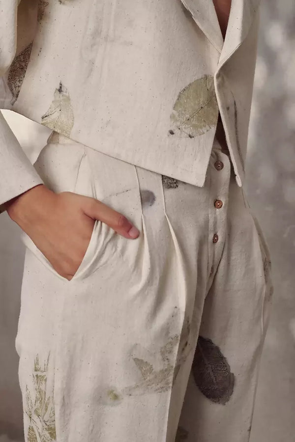 Live Leafy Khadi Jacket