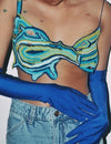 SEA OF TRANQUILITY BRALETTE TOP