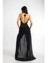 Maxi Dress with Hand Embroidery