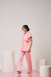 Peach-Pink Co-ord Set