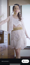 Ibiza Fringe Embroiderd Skirt