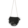 Raffia Moon Crossbody