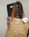 Raffia Zipper Bag