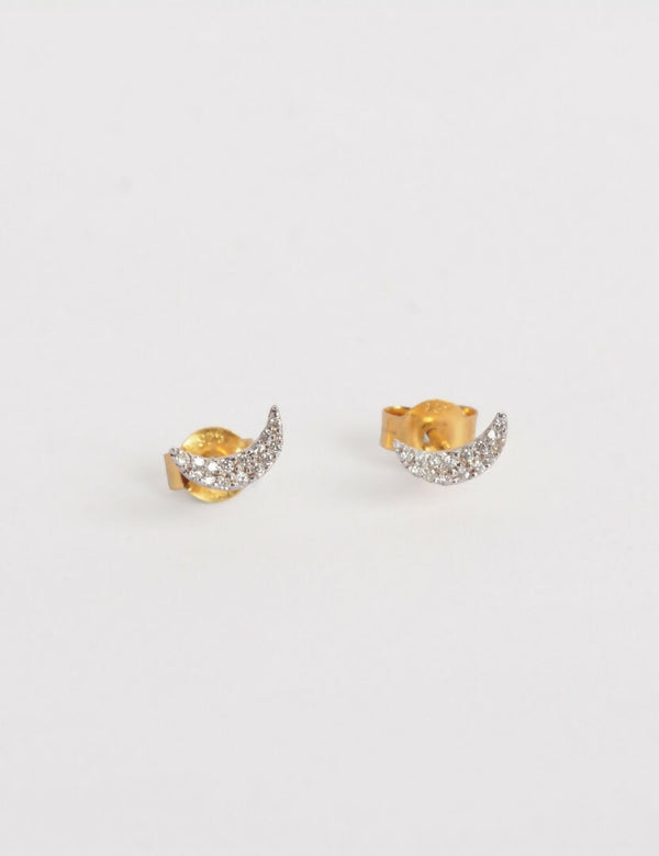Lunar Plain Mini Earrings