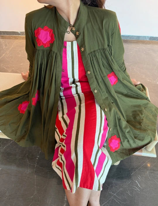 Poncho bloom Jacket