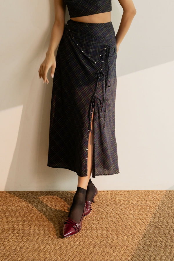 Prism Tie Up Skirt