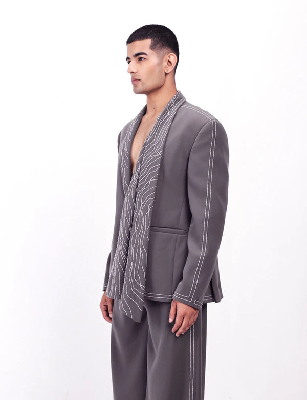 SILVER DUSK BLAZER