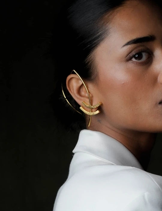 Koi Earrings Gold