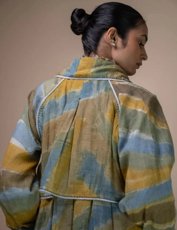 Meadows Unisex Hand Painted Trench
