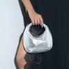 Zain Mini Hobo - Silver