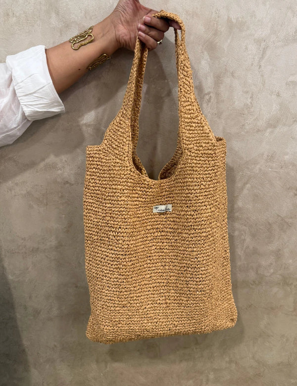 Raffia Shoulder Bag