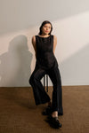 Ebony Black Sleeveless Top