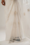 White Floral Organza Saree
