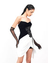 SILVER DUSK BLOOM DRESS