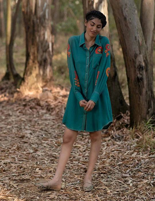 AZULA SHIRT DRESS