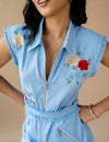 Blue Short Dress