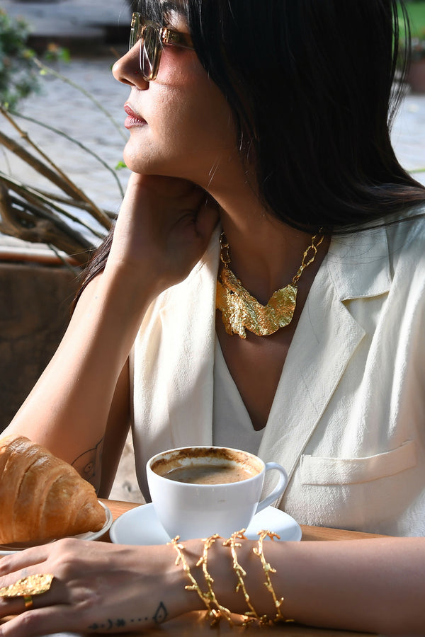 Oak Bark Necklace