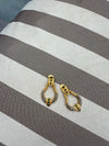 Emerald Arc Hoops