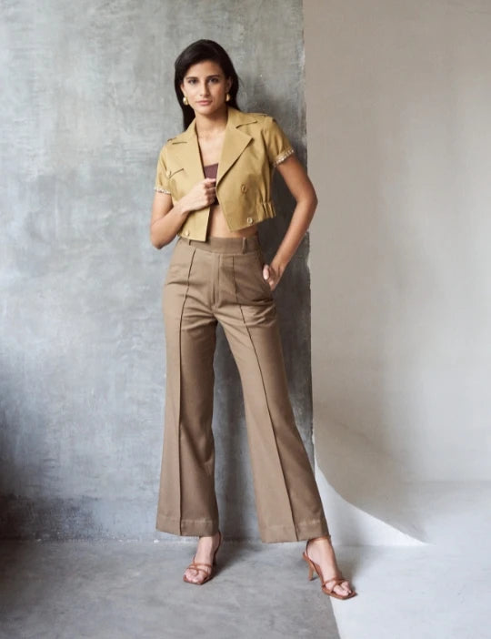 Logus Tailored Cropped Quest Cotton Jacket