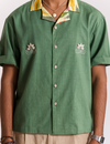 The Vasuki Shell Shirt - Green