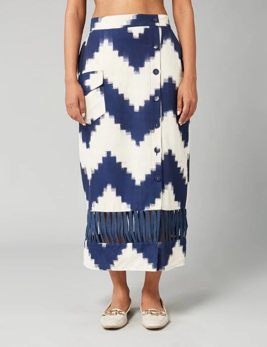 Blue Hillary Skirt