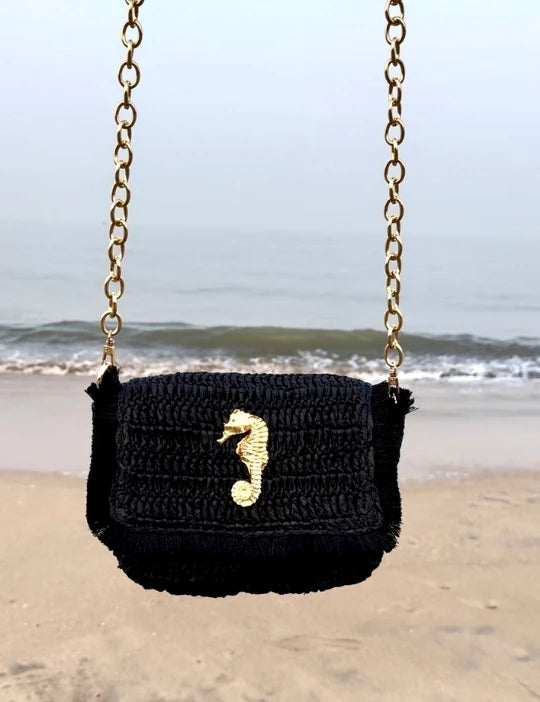 Raffia Crossbody