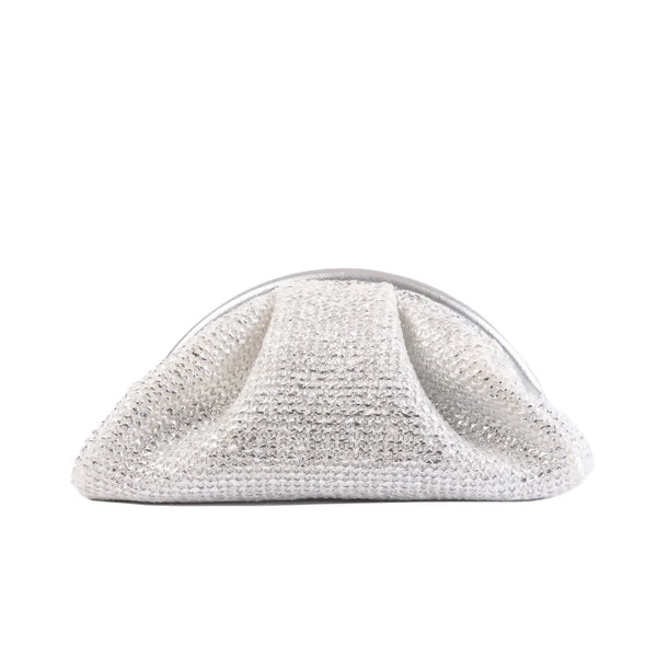 MOON CLUTCH White silver