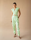 3D Floral Waist Coat + Pants
