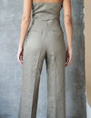 Logus Sage Green Linen Trouser