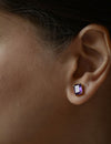 Amethyst big Drop Earrings